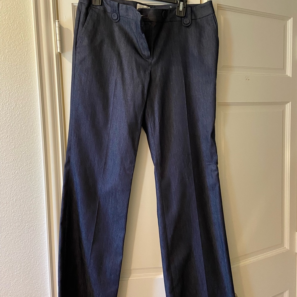 Ann Taylor Loft “Marisa” dark wash jeans size 10.